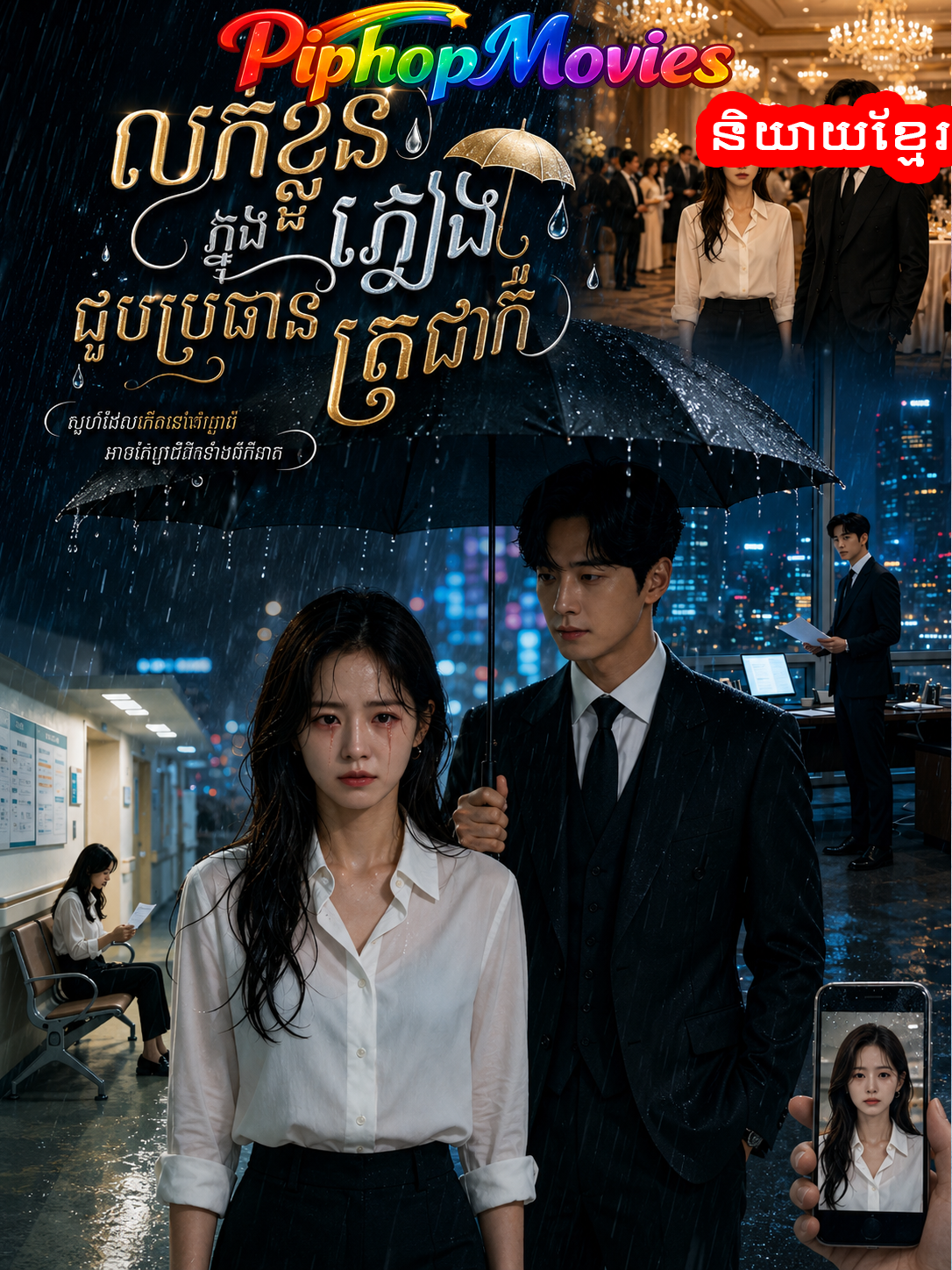 លាក់ខ្លួនក្នុងភ្លៀងជួបប្រធានត្រជាក់
